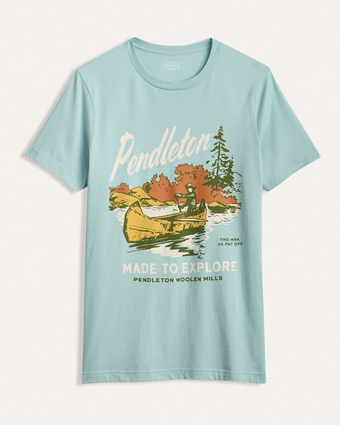 MEN'S SHORT-SLEEVE CANOE GRAPHIC TEE